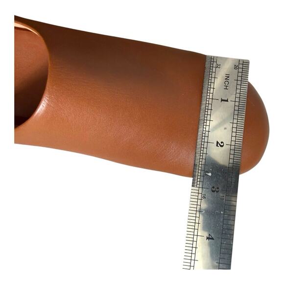 Rachel Comey Blaring Clog Size 8 (fits 7.5) Brown Nappa Leather Wood Mule - Picture 16 of 16